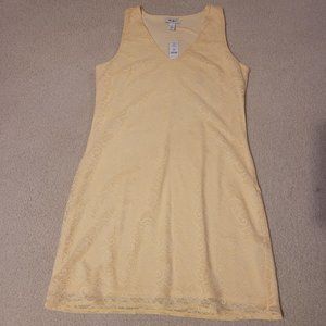 White House Black Market yellow dress